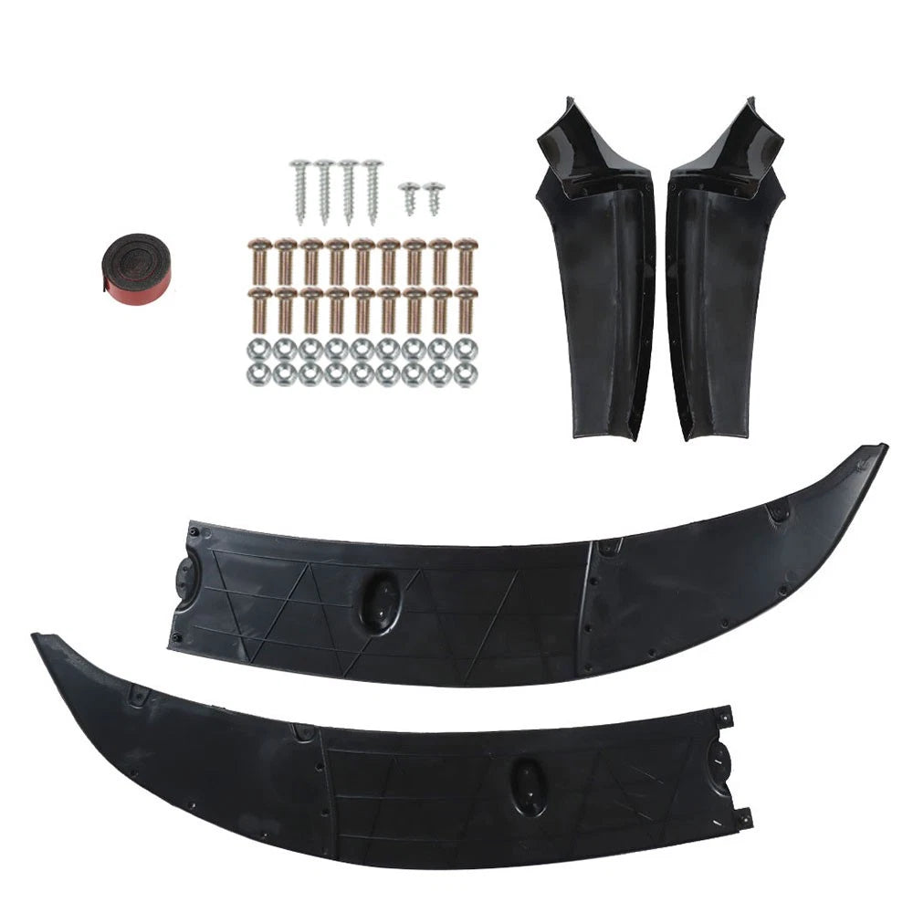 Glossy Black Front Bumper Lip Splitter for BMW F10 5 Series (2011–2016)
