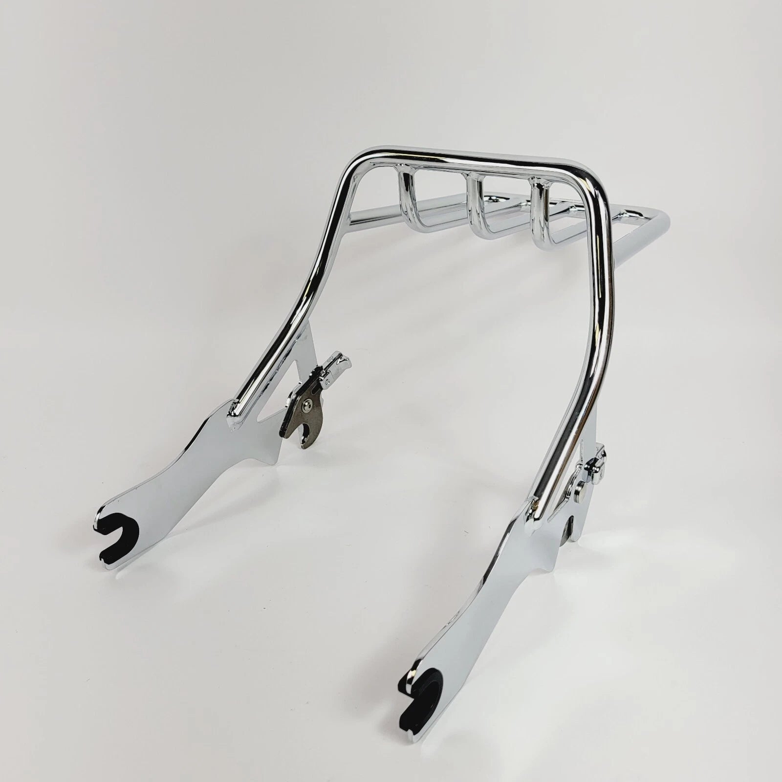 HoldFast Two-Up Luggage Rack for Harley-Davidson Softail (OEM 50300132) Chrome