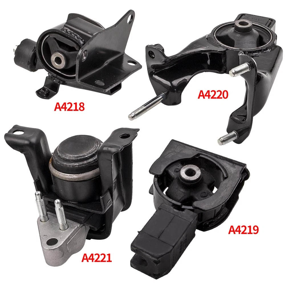 4Pcs Engine Motor Mount Set for Toyota Corolla/Pontiac Vibe 1.8L (2003–2008) 9158