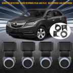 Set of 4 Bumper Parking Sensors & Retainers for Acura MDX RLX (2014–2016) 39680-TZ5-A01