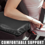 Center Console Pad Armrest Cover for Lexus RX350 (2015–2022) Black