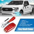 TPU Remote Key Fob Case Cover for Ford Fusion F150 (2013–2020) Red
