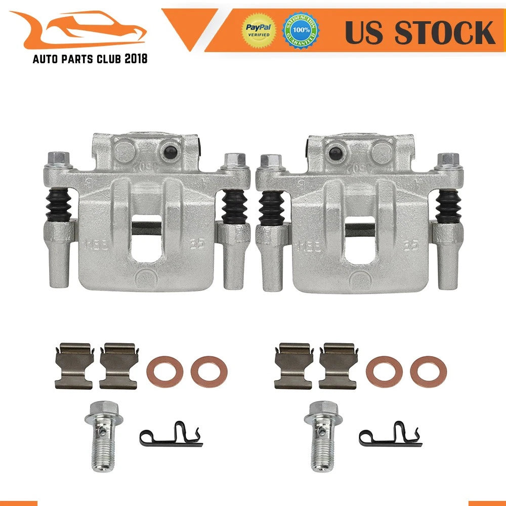 Brake Calipers w/ Bracket Pair for Chrysler 200 (2011–2014)