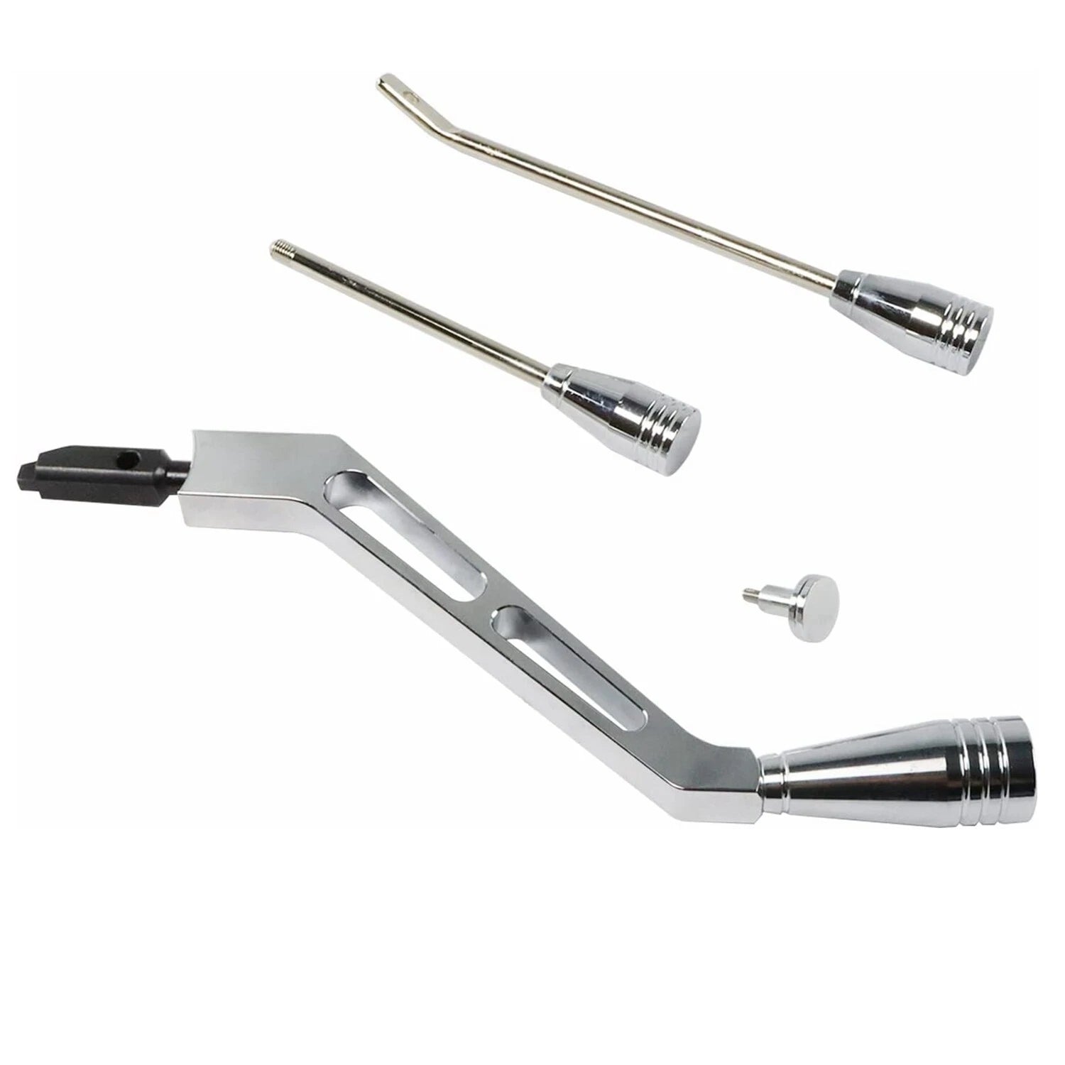 Polished Billet Aluminum Shifter Turn Signal Lever Hazard Tilt Kit for GM
