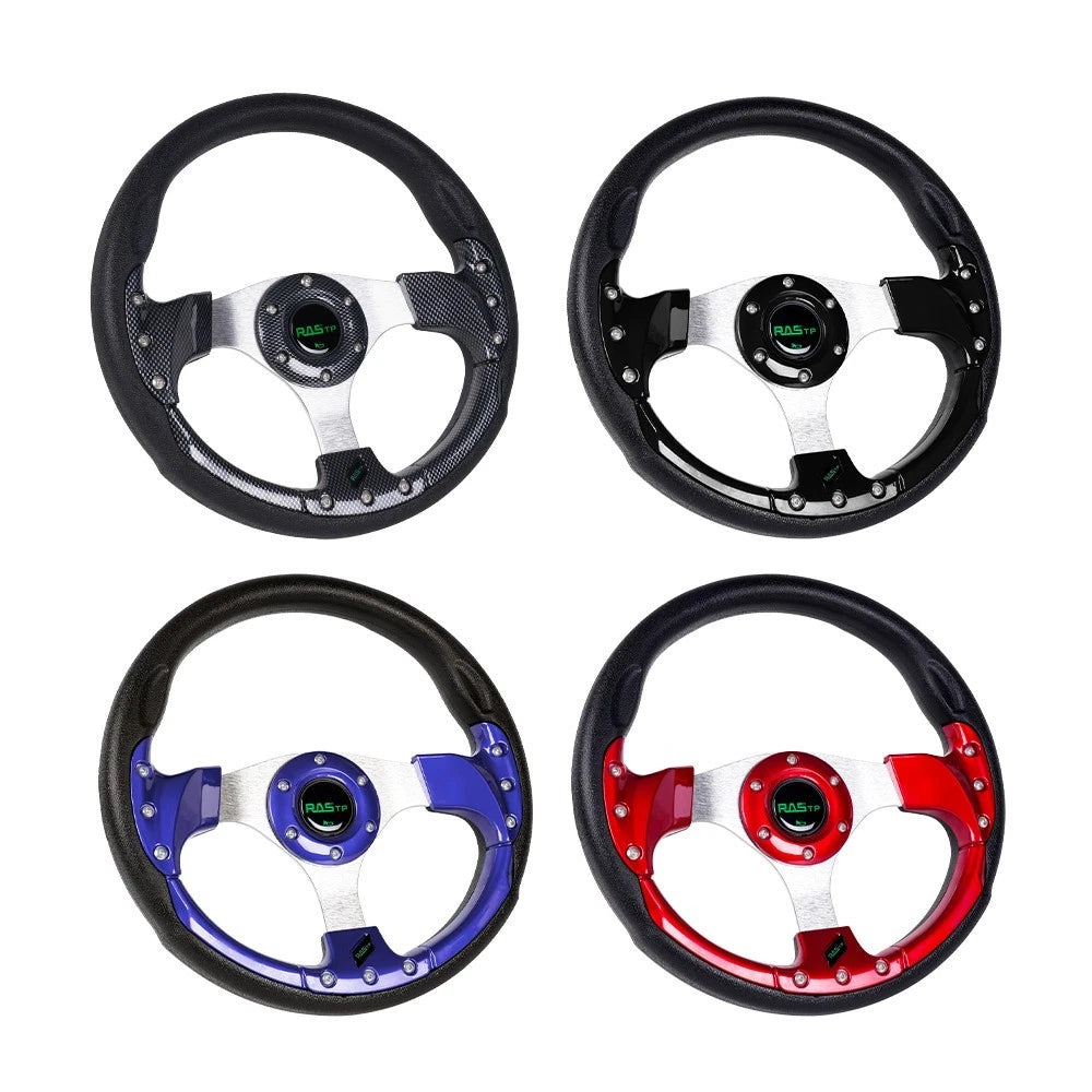 12.5 Inch Steering Wheel for Yamaha EZGO RXV & TXT Club Car Black