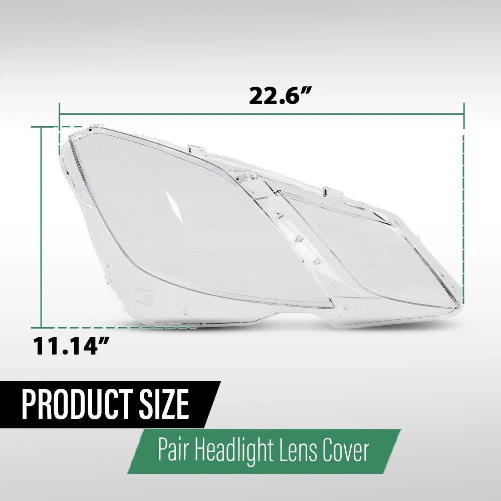 Headlight Lens Cover for Mercedes Benz E-Class W207 C207 (2010–2013)
