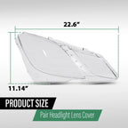 Headlight Lens Cover for Mercedes Benz E-Class W207 C207 (2010–2013)