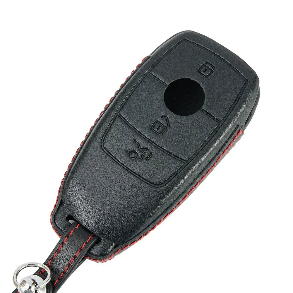 Qualified Leather Key Holder Case for W213 E200 E260 E300 E400 (2016–2023)