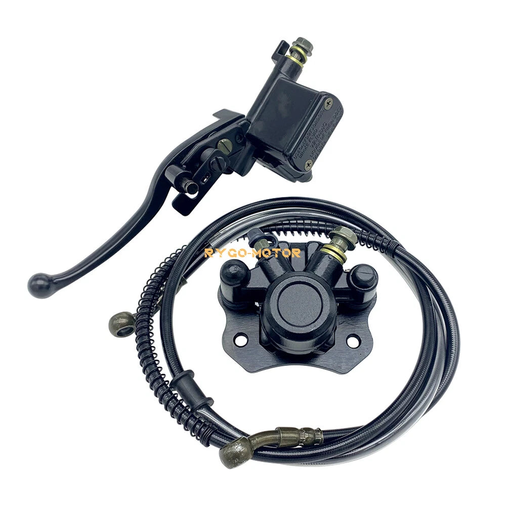 Rear Brake Caliper Master Cylinder Assembly for 50cc 90cc 110cc 125cc ATV Quad