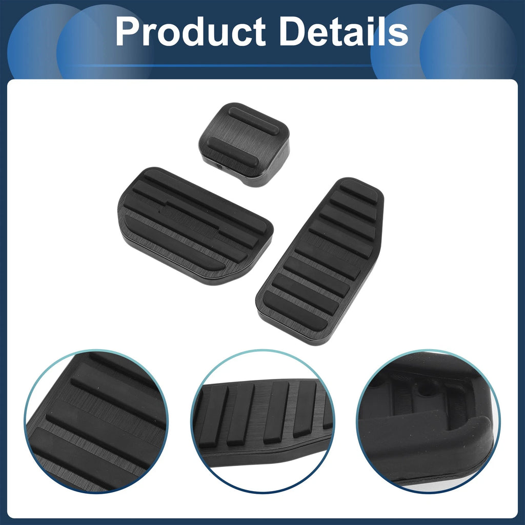 3 Pcs Automatic Foot Accelerator Pedal Covers for Suzuki Swift (No Mark)