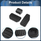 3 Pcs Automatic Foot Accelerator Pedal Covers for Suzuki Swift (No Mark)