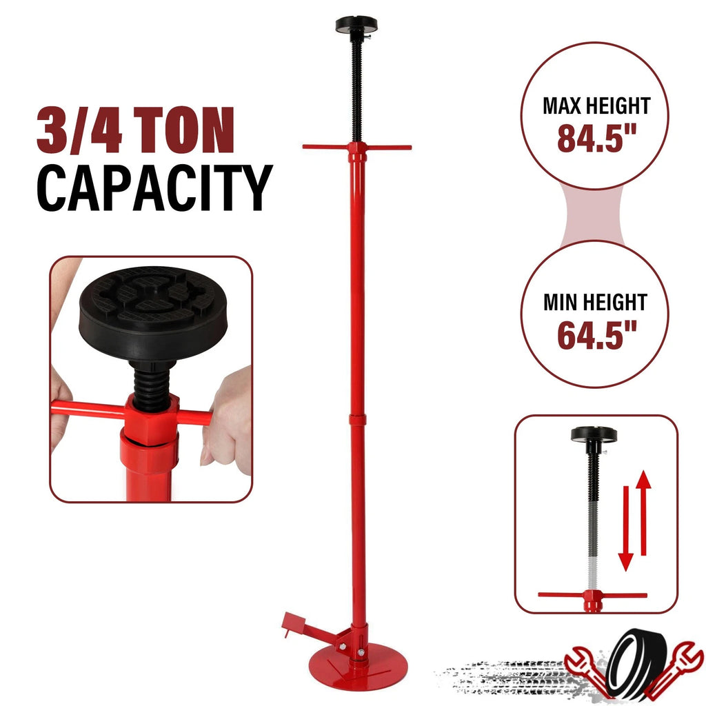 3/4 Ton Under Hoist Support Stand for Cars (64.5''–84.5'')