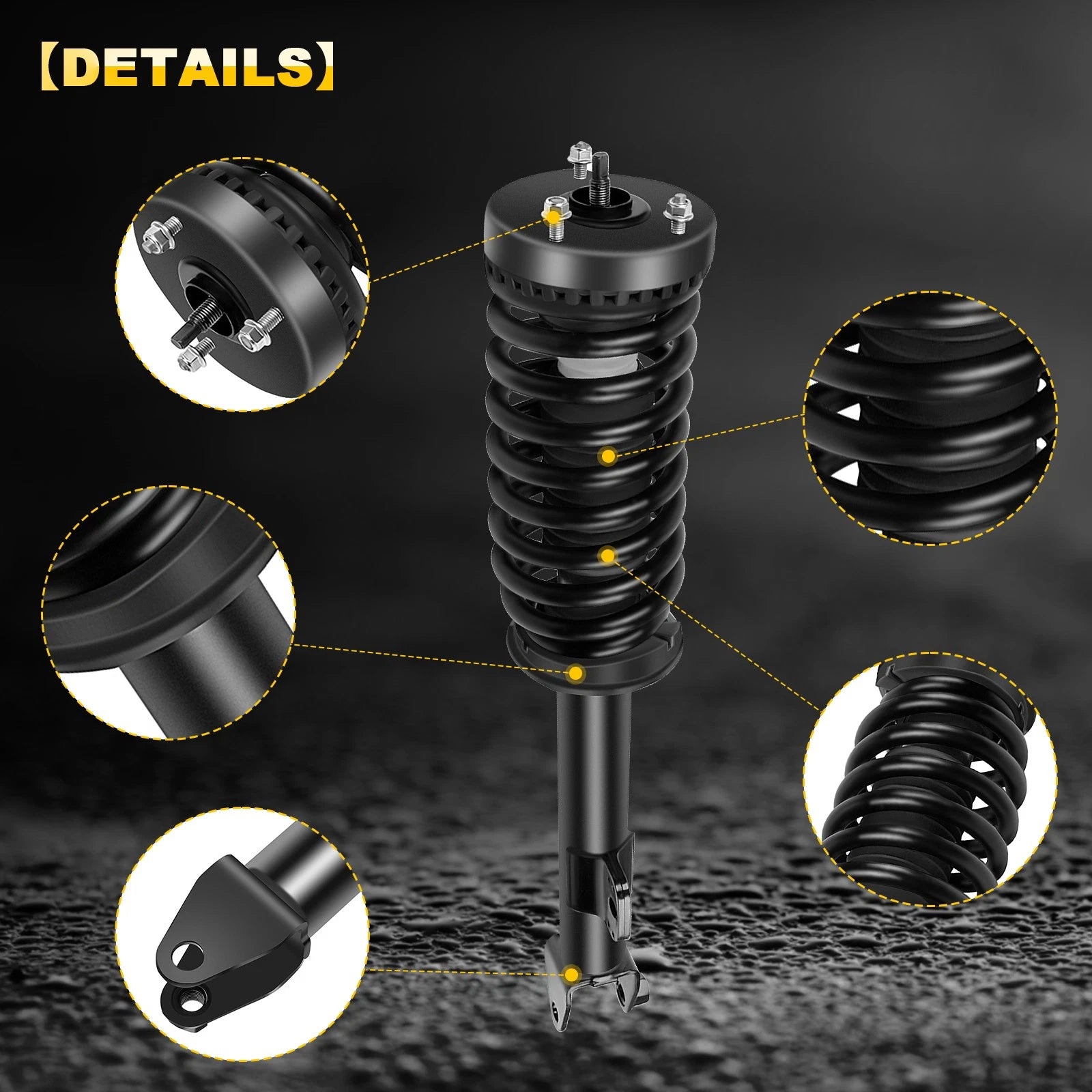 Set of 2 Front Complete Struts for Dodge Charger, Chrysler 300
