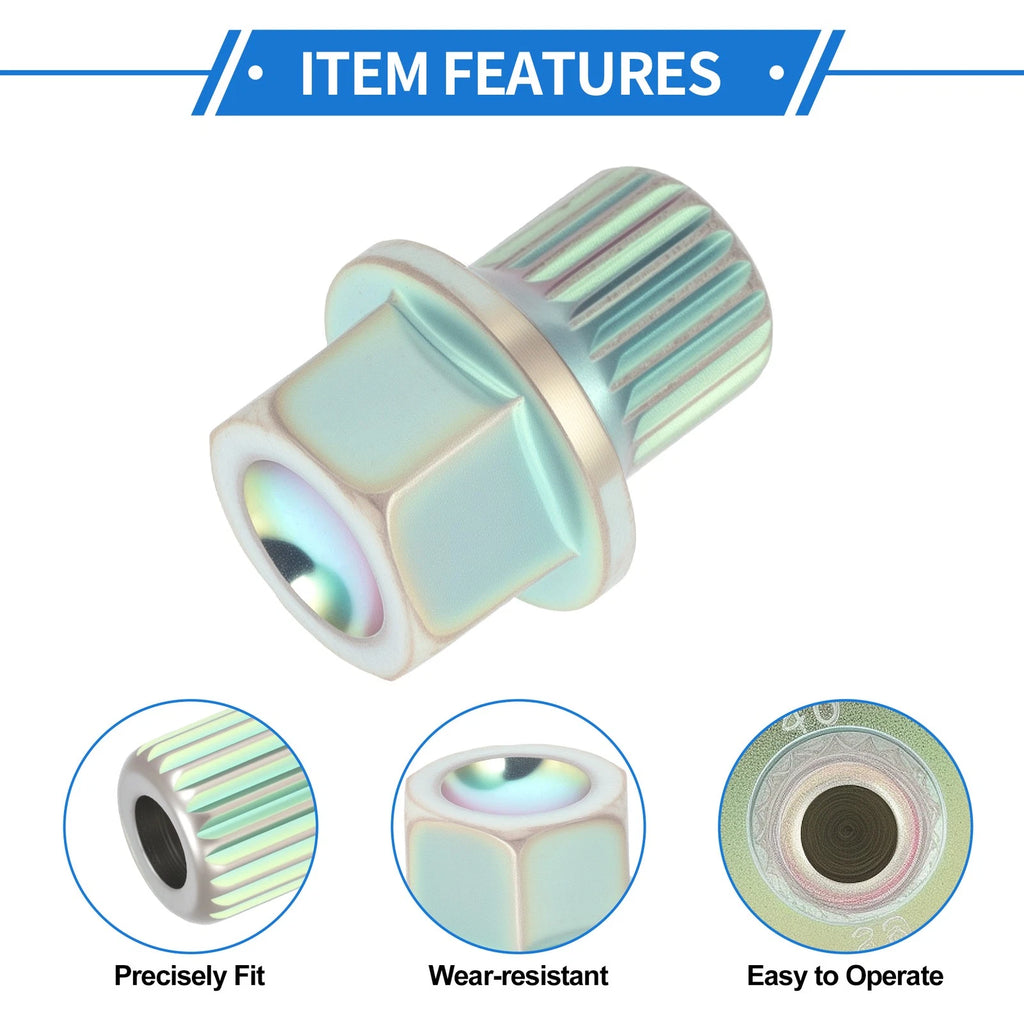 38/22PT Wheel Lock Lug Nut for BMW (Anti Theft Removal Key Socket)