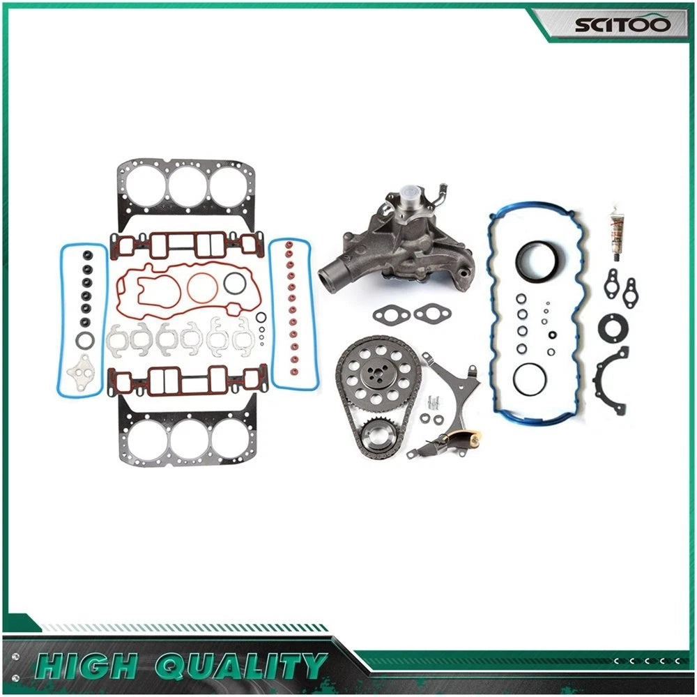 Full Gasket Set Timing Chain Kit Water Pump for GMC Savana 1500 (2003)