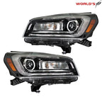 Pair Replacement Headlamp for GMC Acadia (2013–2016) Halogen with LED Tube