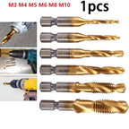 Tap Drill Bit Accessories Hex Shank for Machine Tools (1pc)