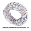 Recoil Pull Cord 4mm Diameter 15m Long with 2 Handles for Lawn Mowers