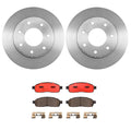 Brembo Front HD Brake Kit Ceramic Pads Disc Rotors for Ford F150 4WD (2004)