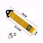 Tow Strap Towing Rope for JDM Racing Car (Universal, 28cm, Nylon)
