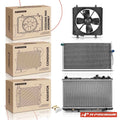 Radiator, AC Condenser & Cooling Fan Assy Kit for Honda CR-V (1997–2001)