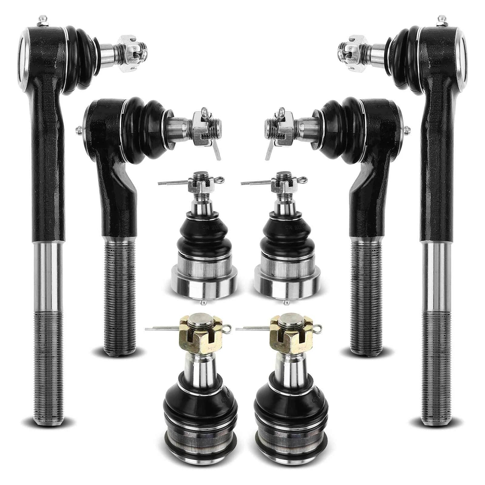 Set of 6 Inner & Outer Ball Joint Tie Rod Ends for Dodge Ram 2500 3500 (1994–2023)
