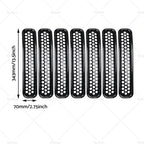 Front Mesh Grille Inserts for Jeep Wrangler TJ (1997–2006)