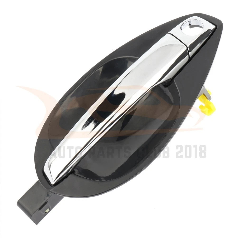 Front Right Exterior Door Handle for Hyundai Tiburon (2003-2008) Black Chrome