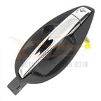 Front Right Exterior Door Handle for Hyundai Tiburon (2003-2008) Black Chrome