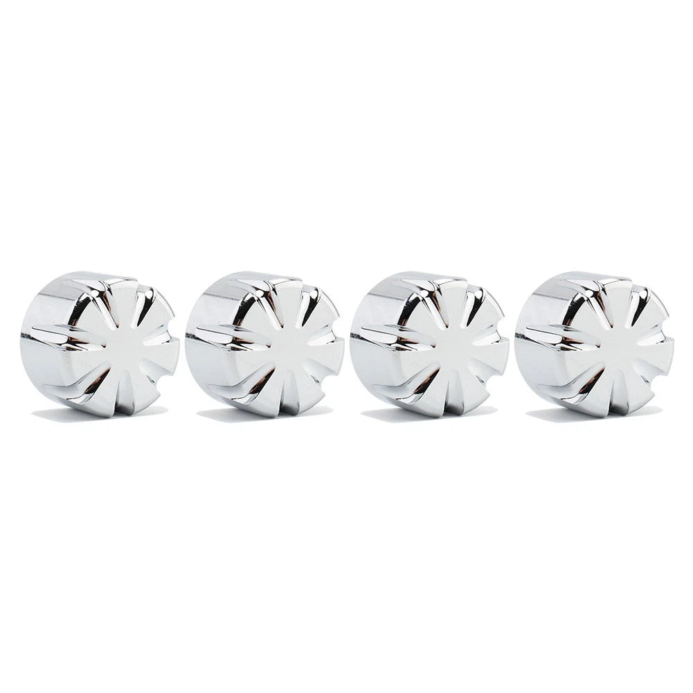 Set of 4 Billet Machined Head Bolt Cover Caps for Triumph T120 Thruxton Scrambler (2016–2023)