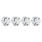 Set of 4 Billet Machined Head Bolt Cover Caps for Triumph T120 Thruxton Scrambler (2016–2023)