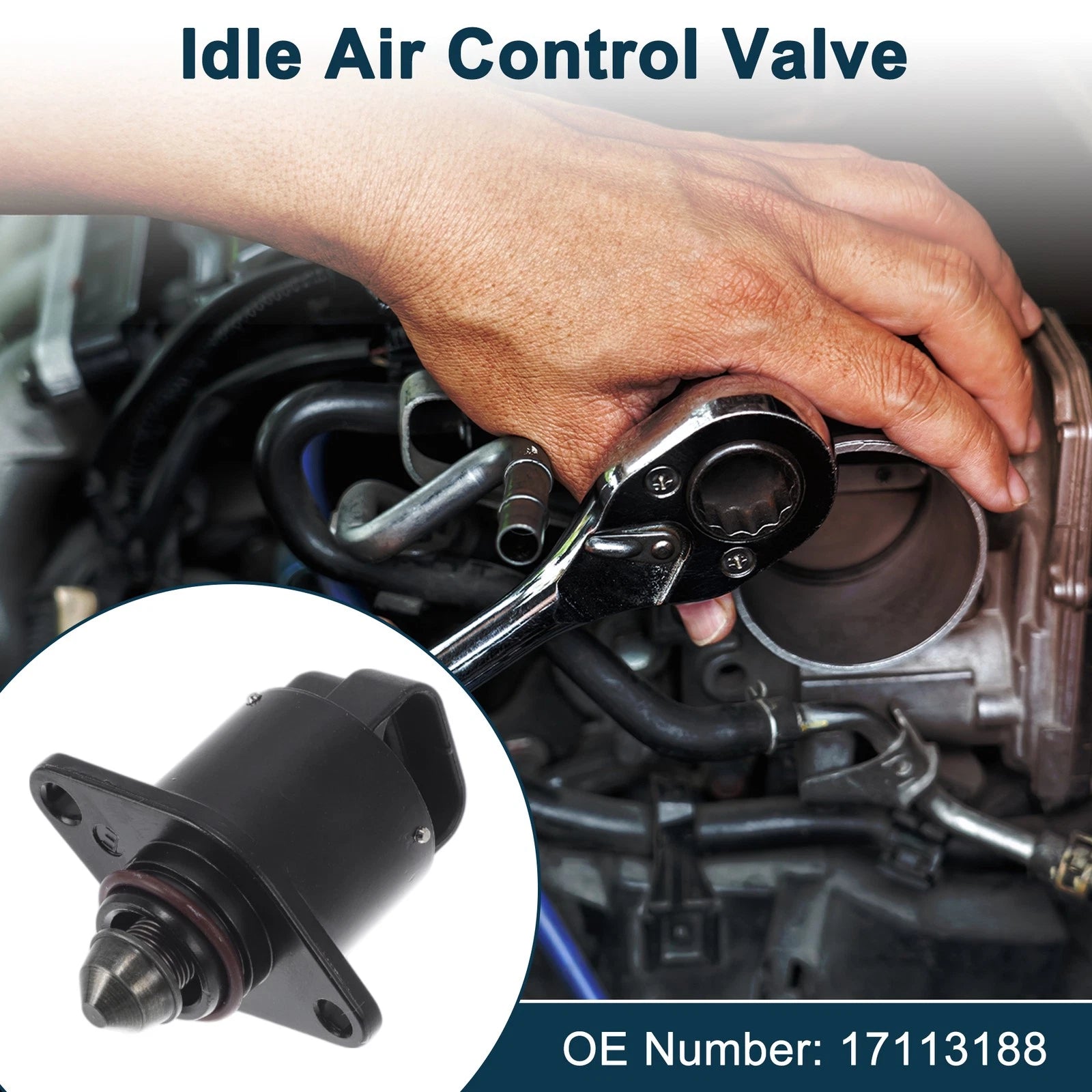 Idle Air Control Valve for Chevrolet Camaro (1995–1997) No. 17113188