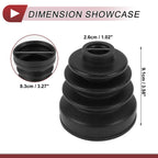 Inner CV Joint Boot Kit with Clamps for Honda Accord (2005–2007) No.44017S84C00