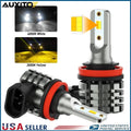 LED Fog Lights for AUXITO (H11 H16 H8) Dual Color Yellow White