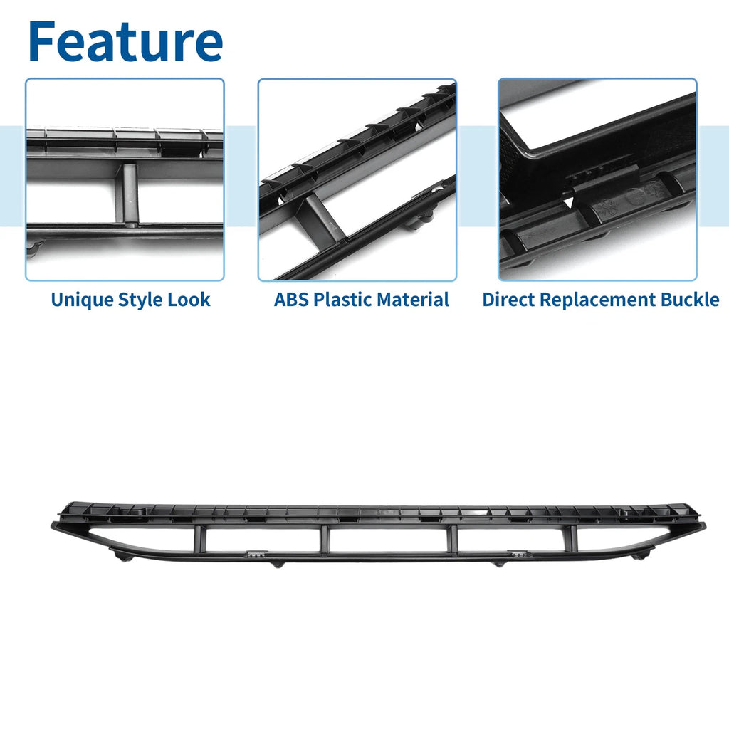 Front Lower Bumper Grille for Audi Q5 (2009–2017) No.8R0807647B Black Sport Style