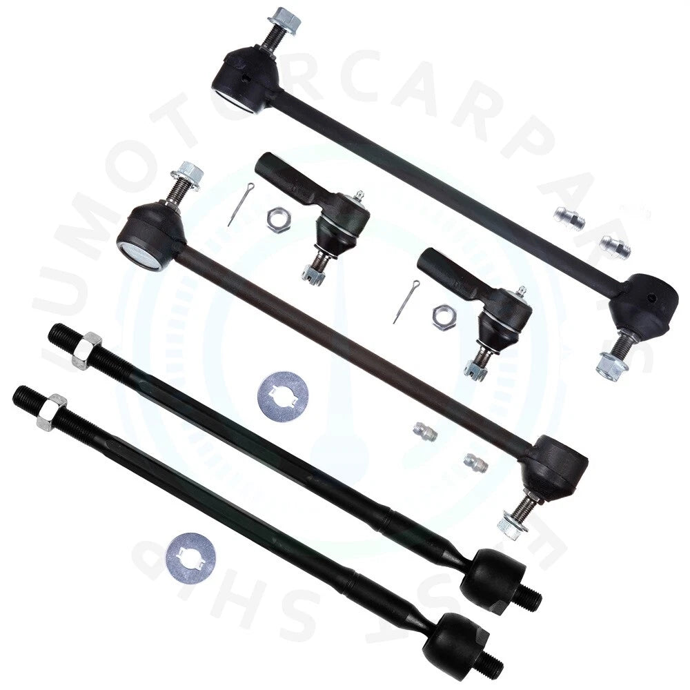 6X Front Steering Tie Rod End Sway Bar Kit for Lexus RX300 (1999–2003)