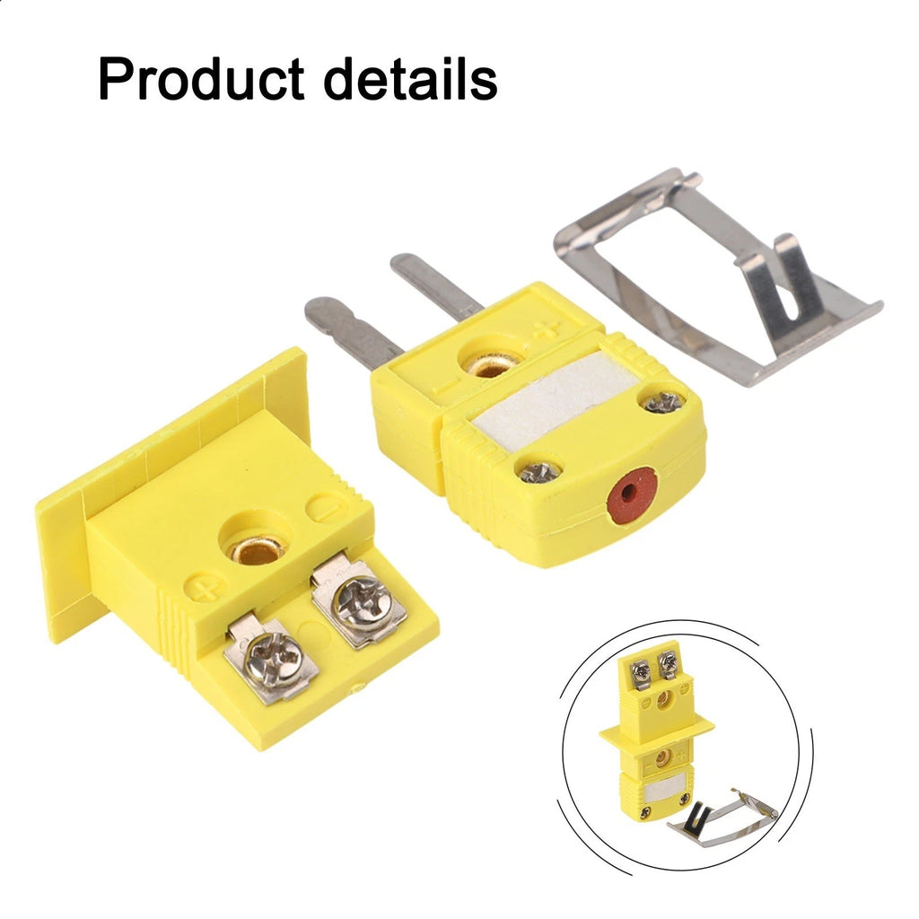 K Type Miniature Socket Connector for - Insulating Yellow Shell