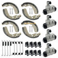 Brake Wheel Cylinder & Brake Shoes Kit for Kawasaki UTV KAF400 Mule (2000–2006)