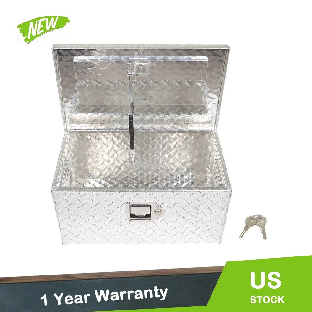 Aluminum Underbody Tool Box for Truck Trailer Pickup (20"x12"x9.5")