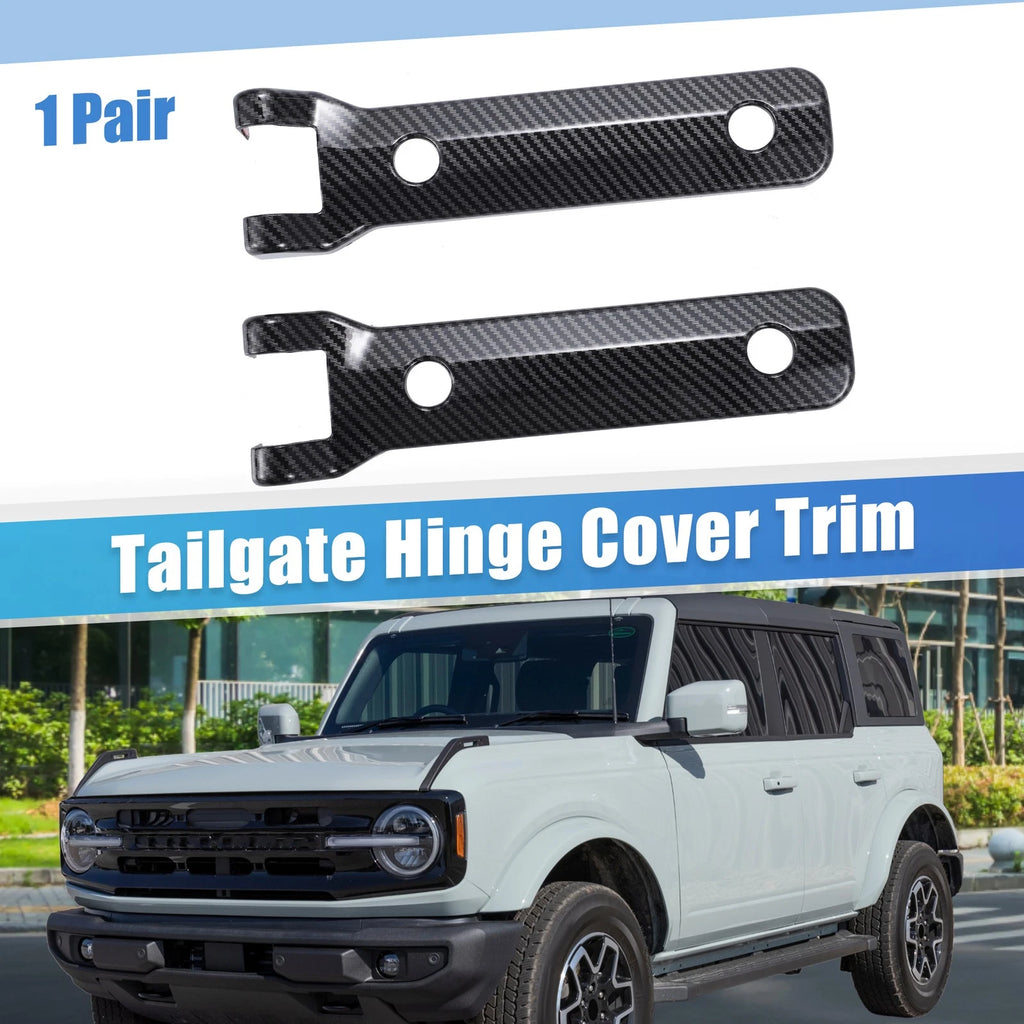 1 Pair Rear Door Tailgate Hinge Cover Trim for Ford Bronco (2021–2024)