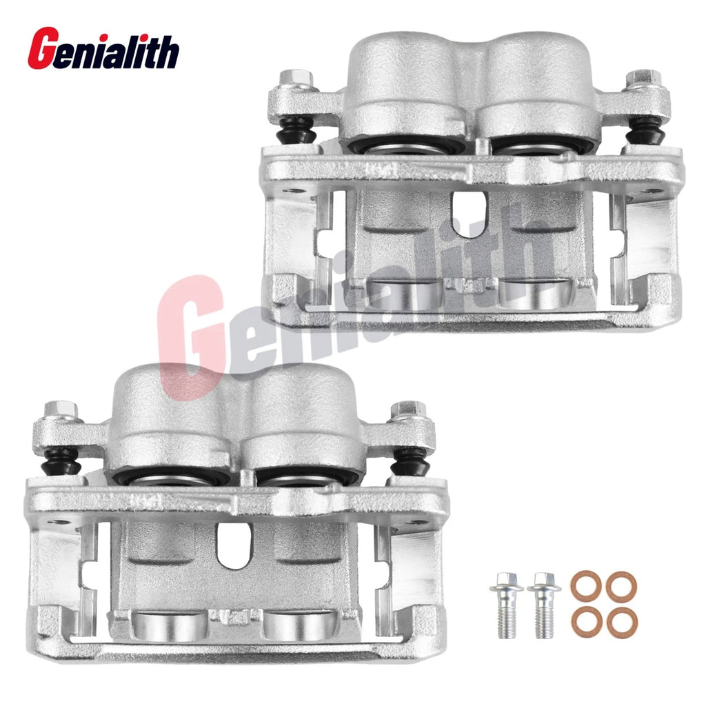 Front Left Right Brake Calipers w/ Bracket for Silverado Sierra 1500 (2007–2014)