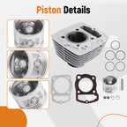 Top End Kit for Honda SL125 XL125 TL125 CL125 CB125S (1970–1980)