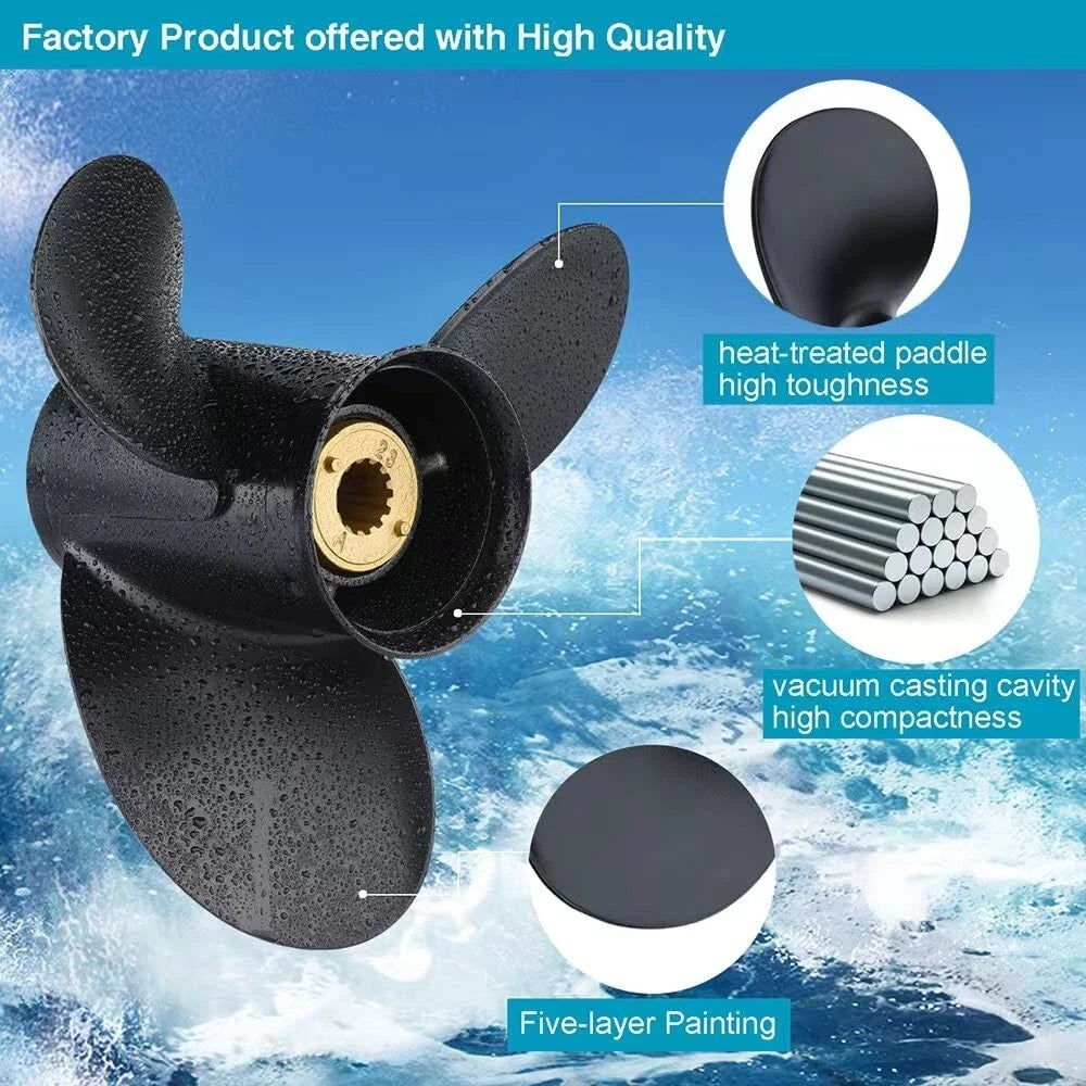 11 1/4 x 10 Propeller for Mercury 25-70HP Outboard (48-73132A45)