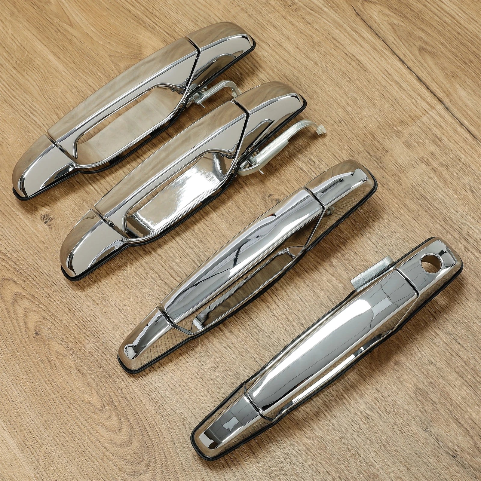 Set of 4 Chrome Door Handles for GMC Chevy Tahoe Yukon Sierra Denali (2007–2013)