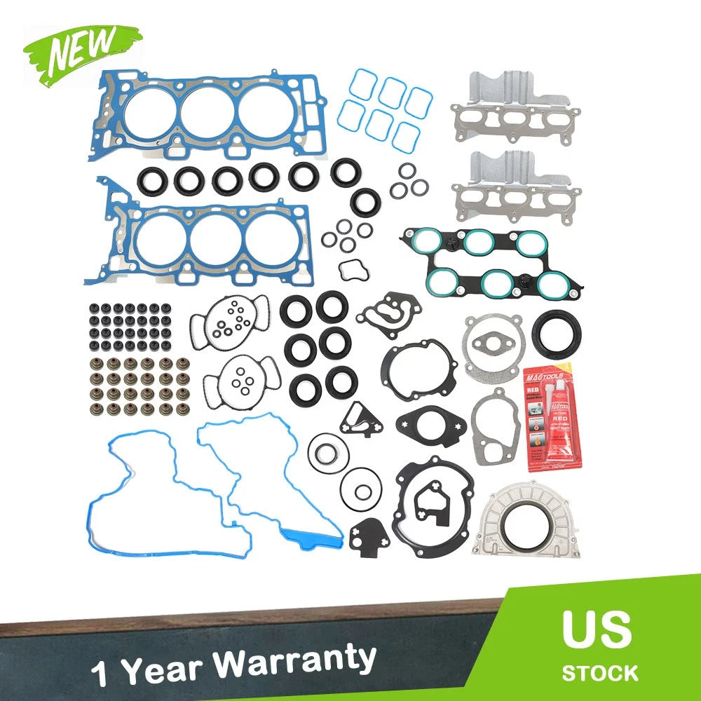 Full Gasket Set with Head Bolts for Chevrolet Traverse Buick Enclave GMC (2009–2016)