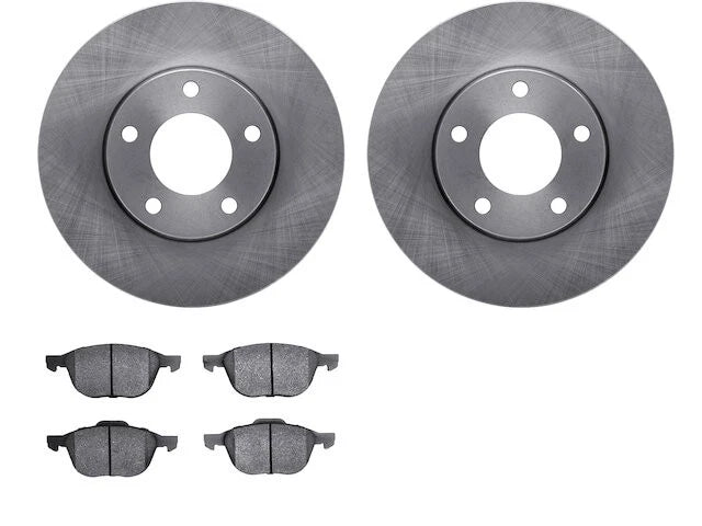 Front Brake Pad and Rotor Kit for Mazda 3 (2004–2013) DD685RX