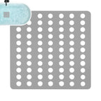 Square Drain Grate for Floor Shower Outdoor Stainless Steel (15cm x 15cm)