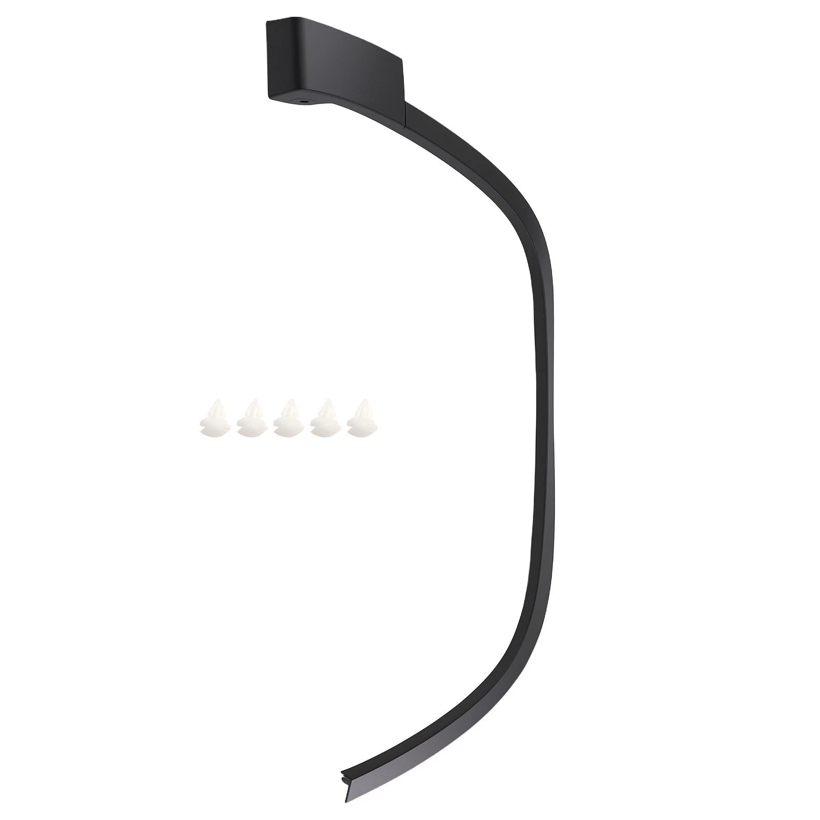 Fender Flare Front RH for Volkswagen Tiguan (2012–2017) Black Adhesive