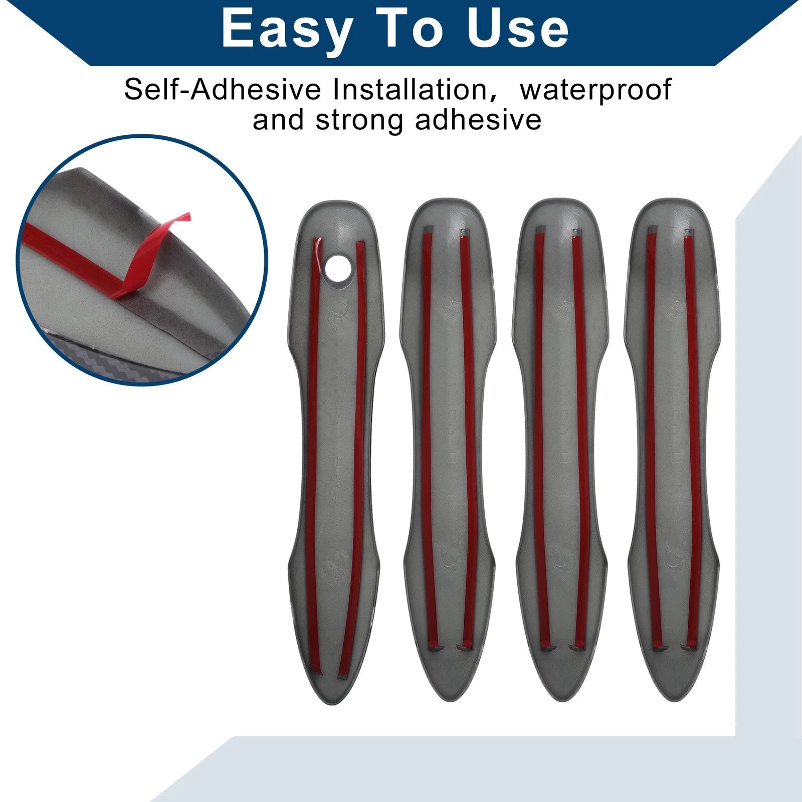Carbon Fiber Door Handle Cover Trim for Toyota Camry (2018–2024)