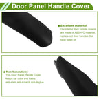 Door Panel Handle Pull Trim Cover for BMW X3 F25 (2010–2016) Black